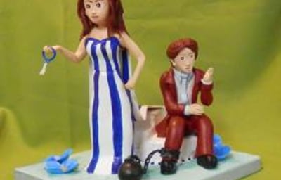 Bespoke Polymer Clay Wedding Topper