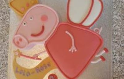 Peppa Pig Fairy Novelty Birthday Cake
