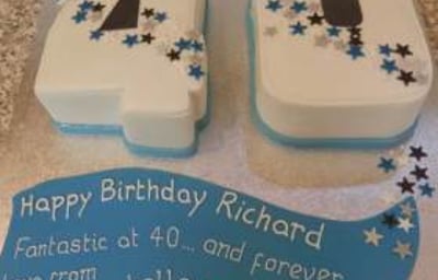 40th Celebration Number Cakes