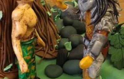 Polymer Clay Predator Themed Figures