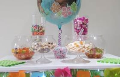 Sweet cart for childrens parties 