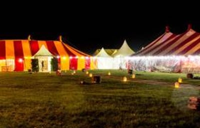 colourful marquee hire