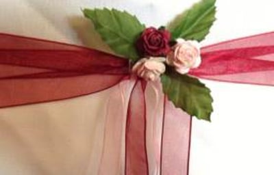 Delicate Sash and Flower