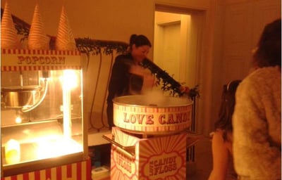 Popcorn and Candy Floss Machine Hire for events 