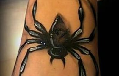 ' Spider ' Tattoo Body Painting
