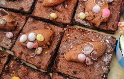mini egg Brownie