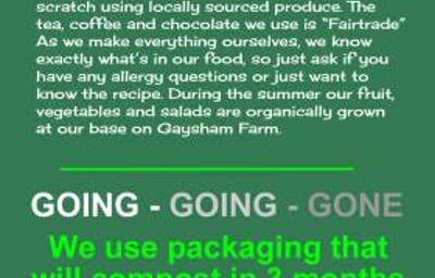 The Deli Truck food and packaging Philosophy