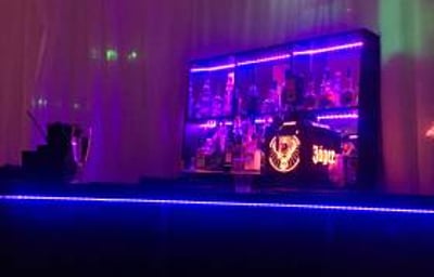 Black mirrored led bar Devoted Deluxe