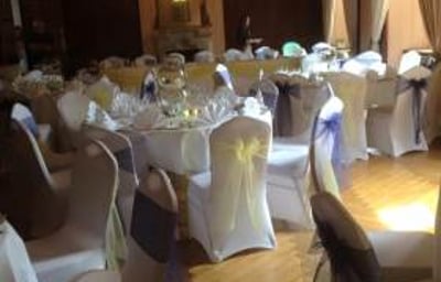 St Augustines Wedding Breakfast Set Up