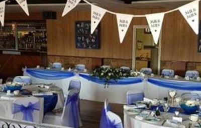 Social Club Wedding Breakfast Set Up