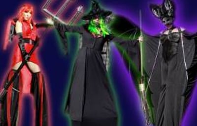 Halloween - Devil, Witch, Batbabe, Insectatrons