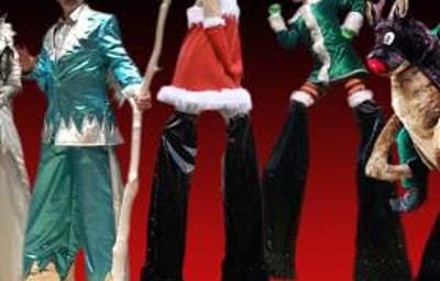 Christmas - Ice Queen, Jack Frost, Mrs Claus, Big Elfy, Elf Riding Rudolf