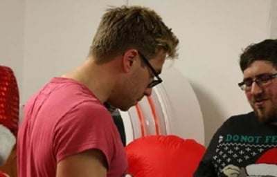 performing to russell howard