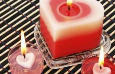heart candles