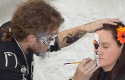 Ember at work - Fright Fest at the Silk Mill