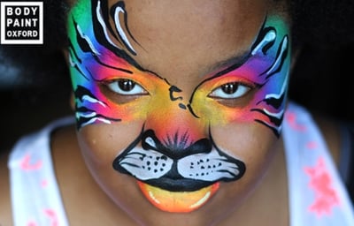 facepaint rainbow tiger