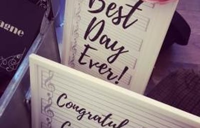 Custom props for a unique photo booth experience!