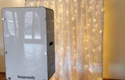 Back lit backdrop for ambient lighting at a special event