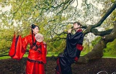 London UK wedding day hanfu pre-wedding ceremony pre wedding engagement wedding photography videography make up hair service (24)