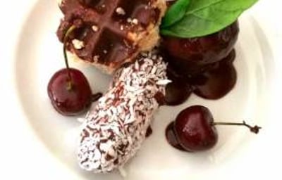 Triple chocolate dessert