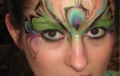 Face paint fairy princess