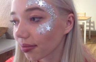 Face glitter stars