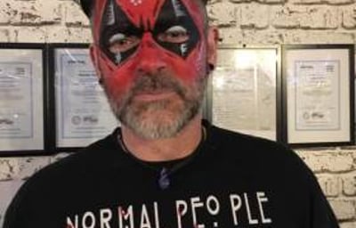 Face paint deadpool adult