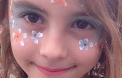 Face paint Flowers 2