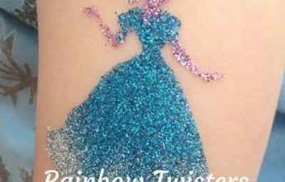Princess Glitter Tattoo