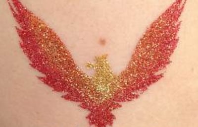 Eagle Glitter Tattoo