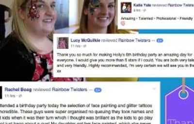 Reviews from Holly's Party