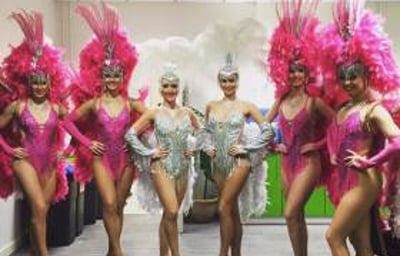 Showgirls on 8 out of 10 cats with Jimmy Carr