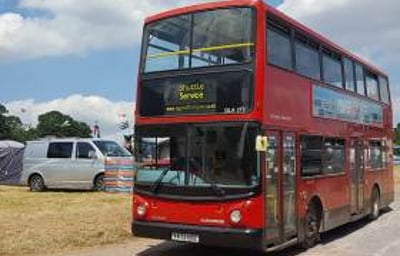 Regional Transport Shrewsbury Shropshire DLA273 Y473UGC on shuttle service for event at Weston Park