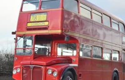 regional transport of shrewsbury shropshire Routemaster 490CLT RMC1490 double decker bus coach for hire