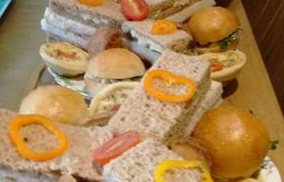 sandwiches line up afternoon tea 1