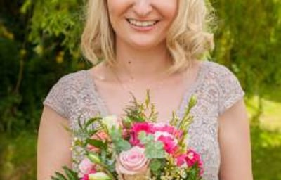 Bridesmaid Hand Tied