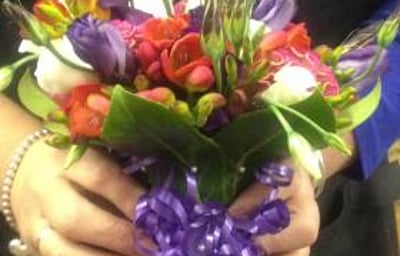 Spring Freesia Hand Tied 