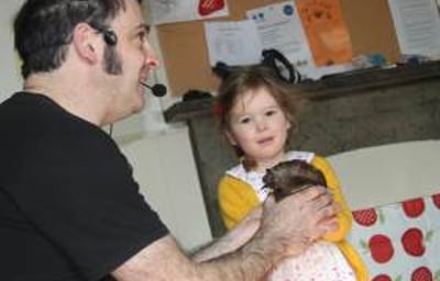 Bugfest party with a snail