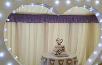 Cake Table & Heart