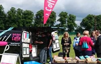 Our Coffee Van in Action 