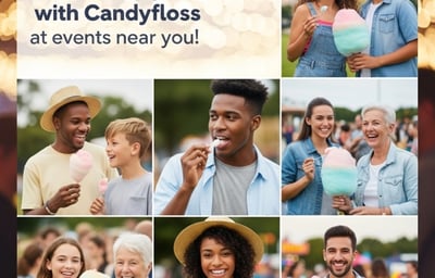 candy floss events leaflet