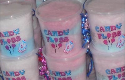 candy floss tubs