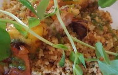 Prawn and Mango Skewer