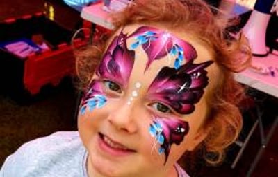 pink black butterfly Julie sewerby