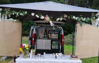 Glamorous coffee stand