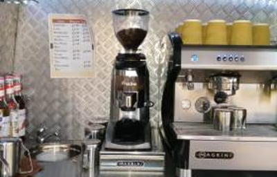 Coffee van - ready for the show