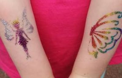 Glitter Tattoo Butterfly & Fairy