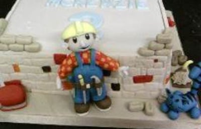 The ever popular Bob the builder Birthday cake