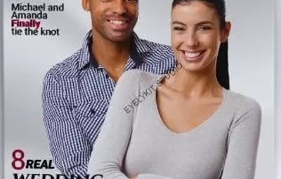 Wedding Magazine overlay - put your guests on the front page