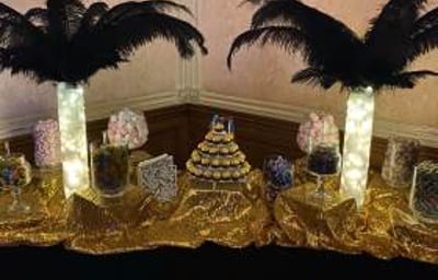 Enchanted sweet table gold